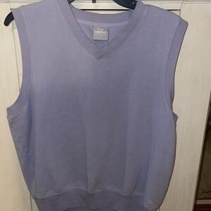 Aritzia TNA Purple Cozy AF Sweater Vest Size S